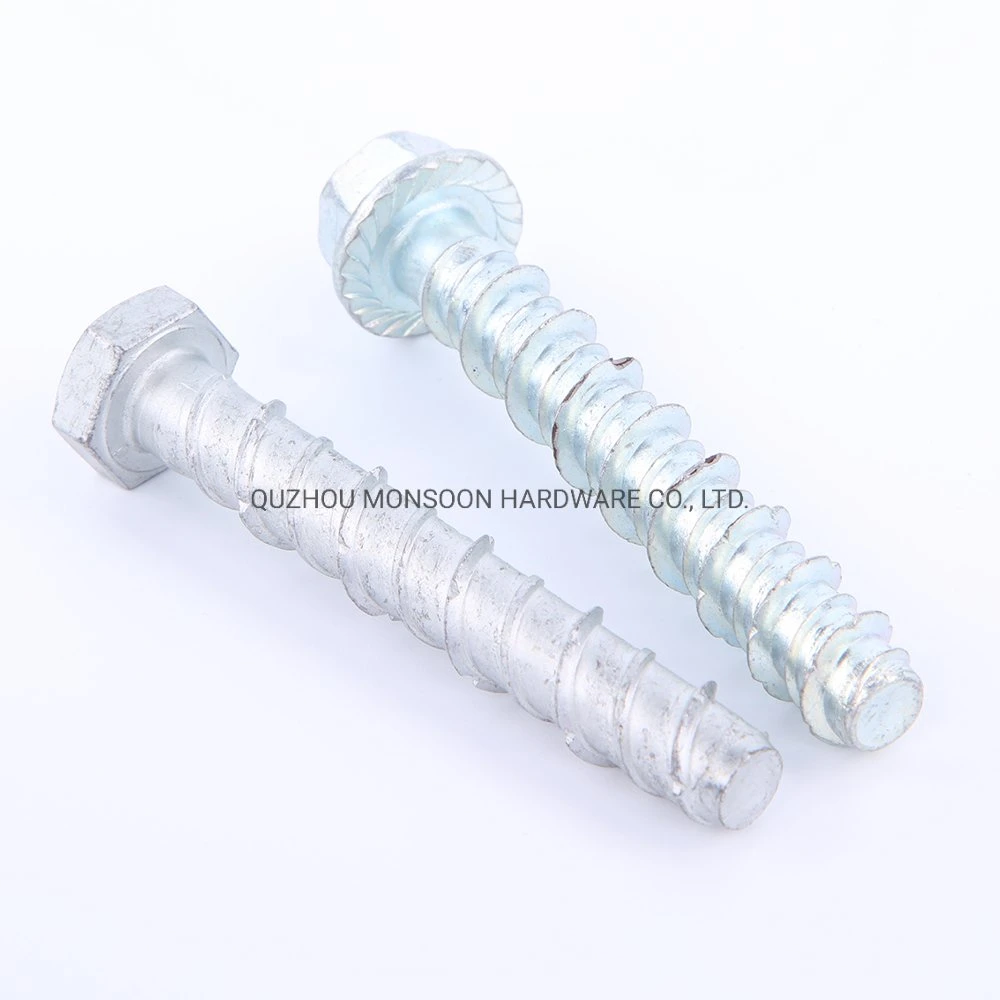 Hexagon Flange Head Concrete Bolt Screws