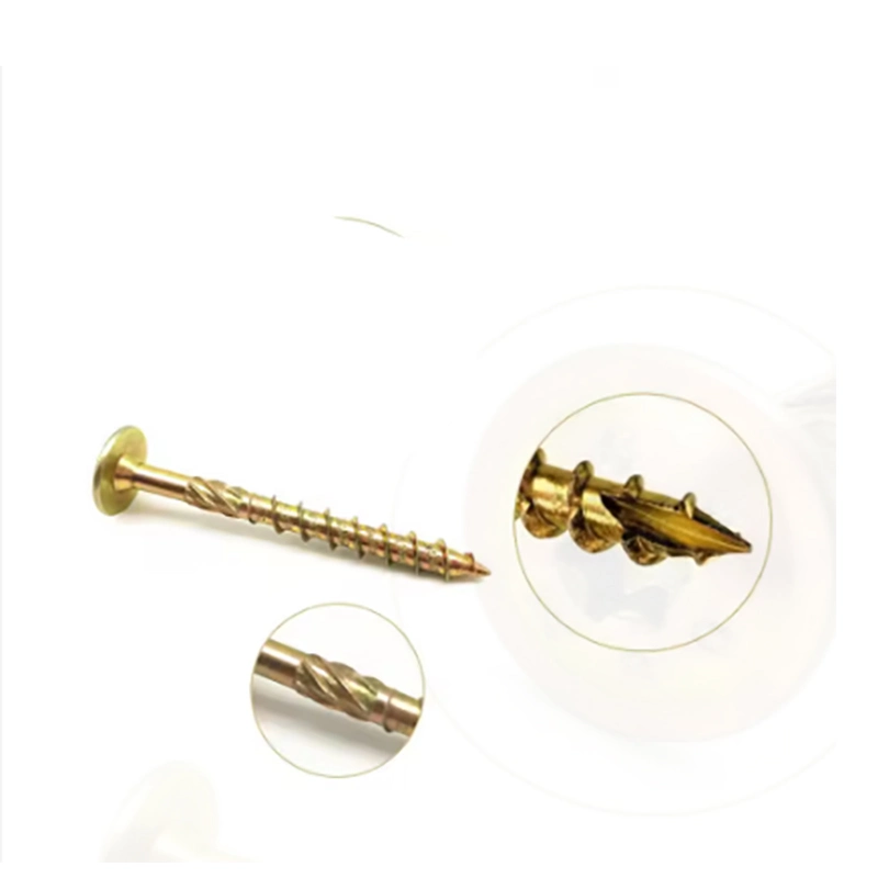 Carbon Steel Decking Screw Torx Wafer Head Construction Type 17 Timber Screw