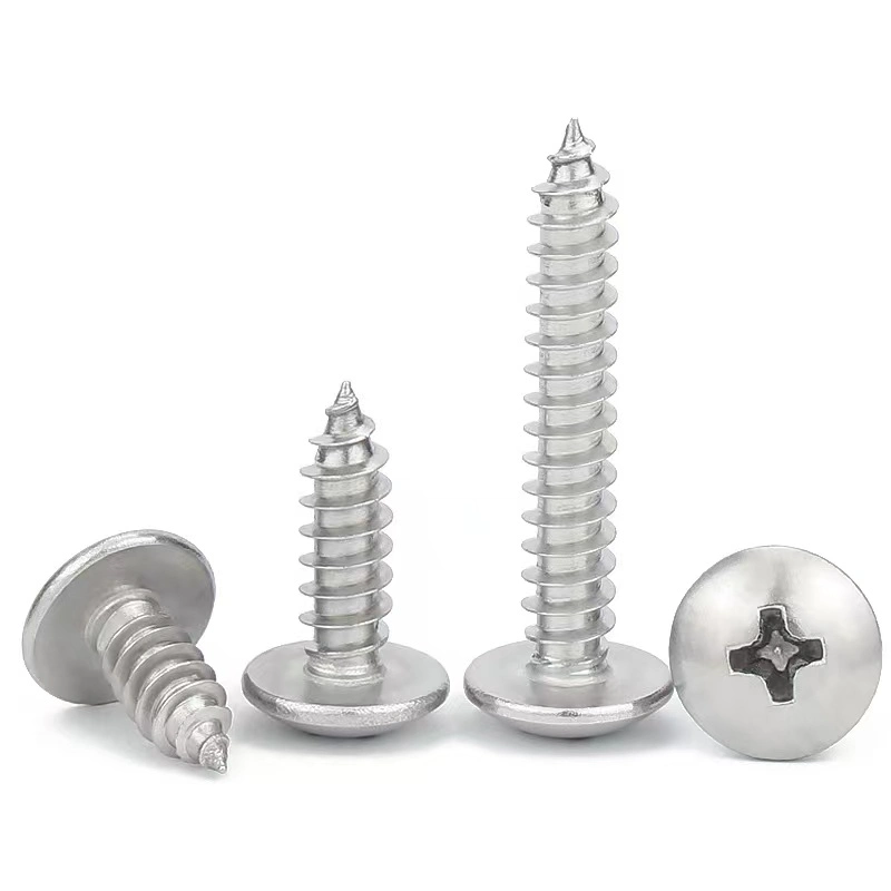 Ss201 SS304 Stainless Steel Flat Head Cross Self Drilling Wood Screw