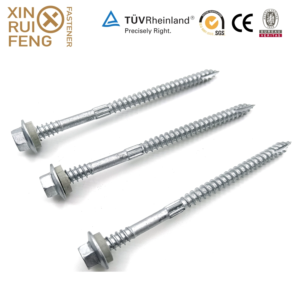 Canton Fair Xinruifeng Wholesale Building Fasteners Roofing Wings Teks Sawed Teeth Umbrella Washer Hex Head Self Drilling Screws