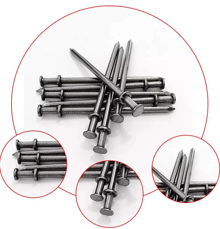 Duplex Nails 16D Galvanized Double Head Nails Duplex Head Nails with Smooth Shank