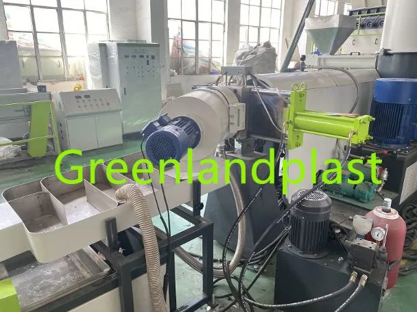 PP PE Film Recycling Pelletizing Machine with Agglomerate and Compactor