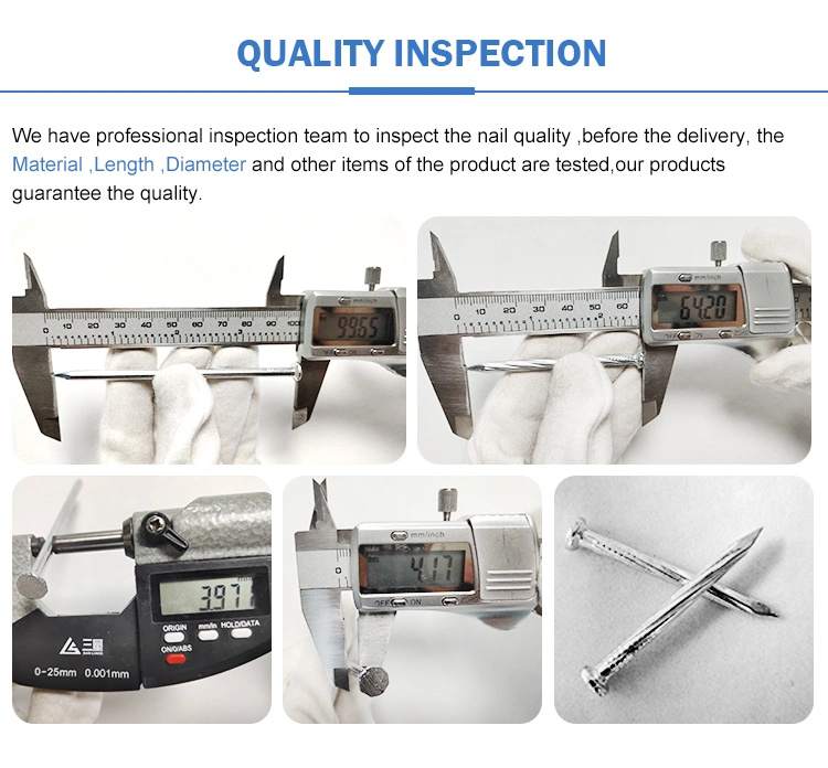 All Sizes Steel Gal Cement Nails for pneumatic Nail Gun