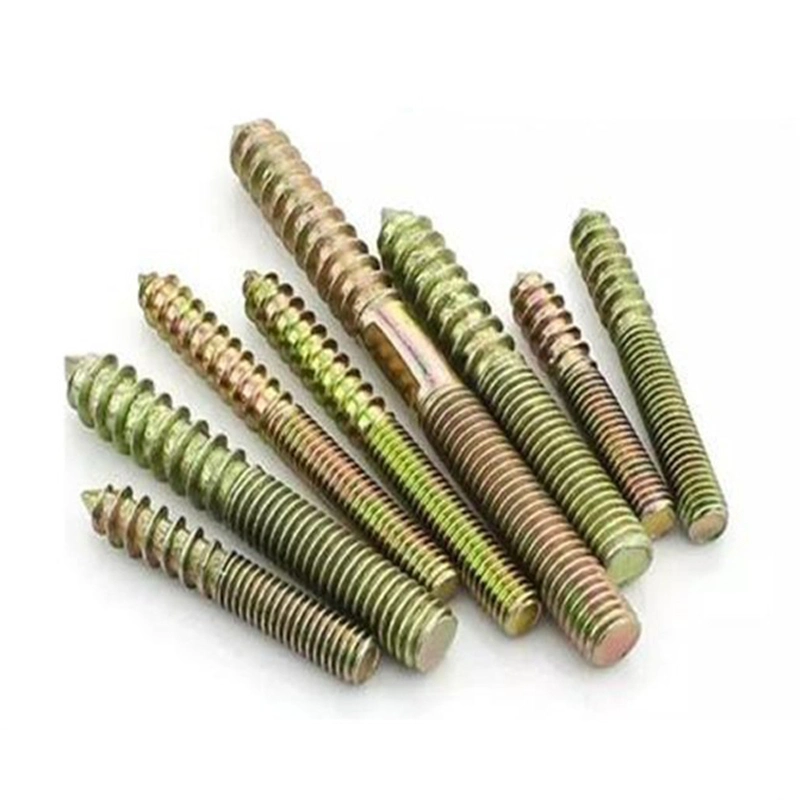 China Wholesale Furniture Fastener Double Threaded Tapping Wood Thread Hanger Bolts Screws Tapping Screw Wood Screws Phillips DIN127 Self-Drilling Screws DIN798