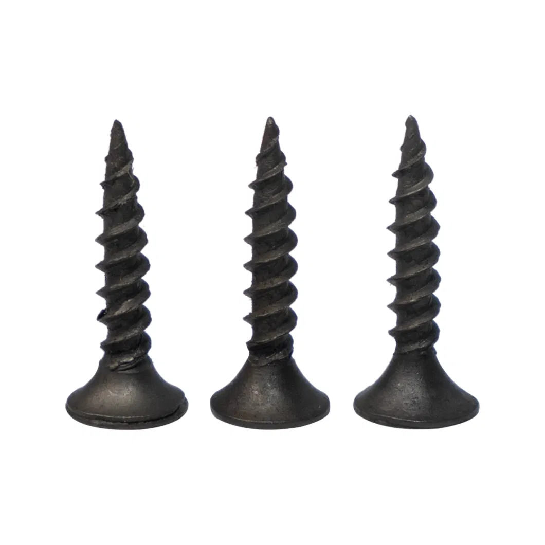 DIN18182 Attching Gypsum Board to Wood Studs Bugle Head Phillips Coarse Thread Black Phosphated Gypsum Board Screw Drywall Screw Wood Screws MDF Screws