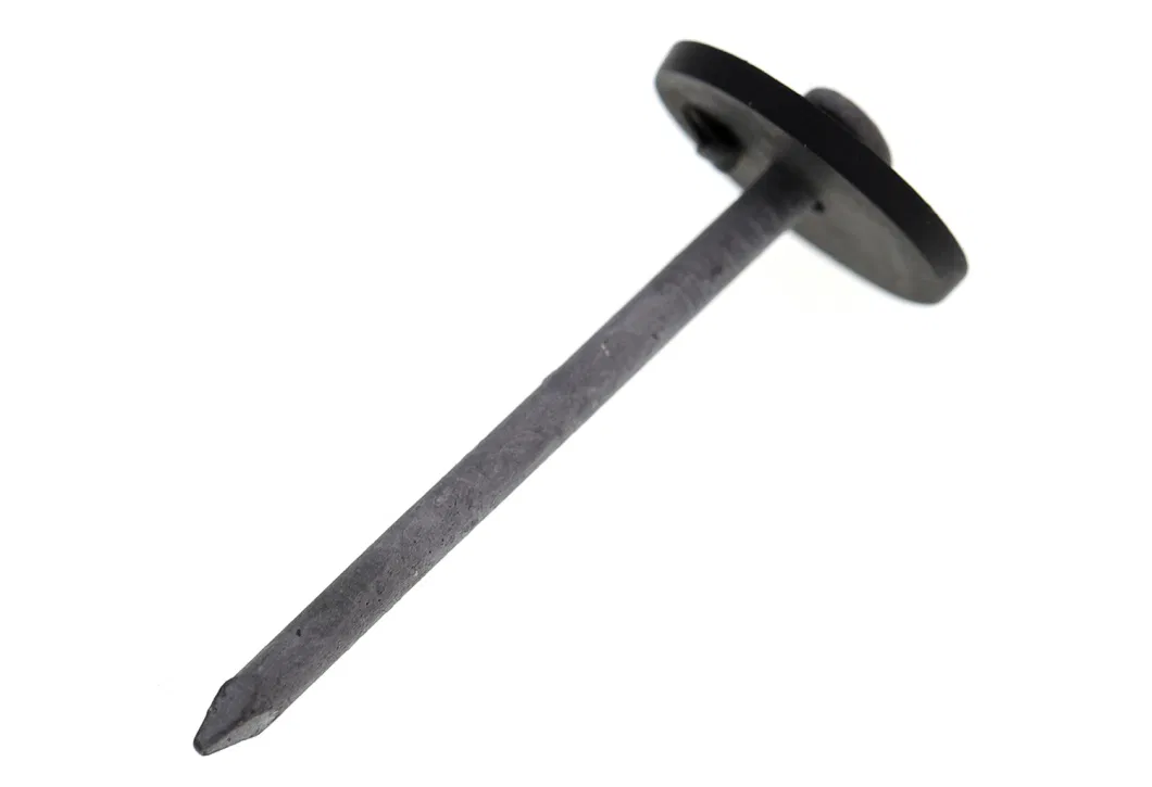 Bwg9 or Bwg10 2.5&quot;-3&quot; Umbrella Head or Color Head Galvanized Roofing Nail with Washer or Without Washer Smooth or Twisted Shank