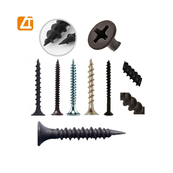 Zinc Plated Coarse Fine Thread Bugle Head Drywall Screw for Gypsum Board