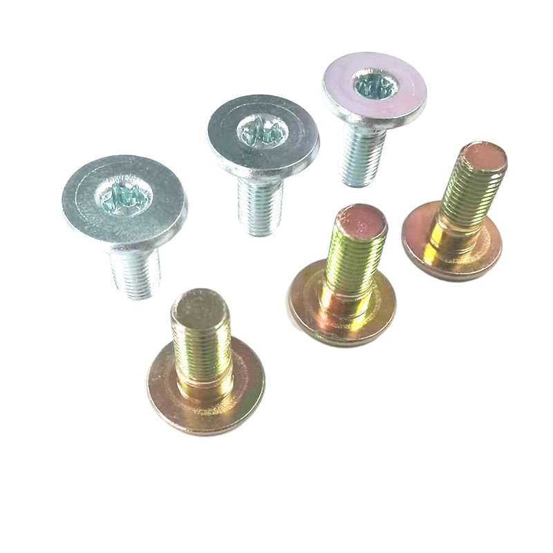 Fasteners Inside Plum Six-Lobe Trox Large Flat Wafer Pan Head Screw Bolt