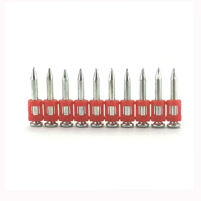 Hard Concrete Stainless Steel Nails High Quality Drive Pins for Gas Actuated Nail Gun Fastening in Concrete Steel Iron