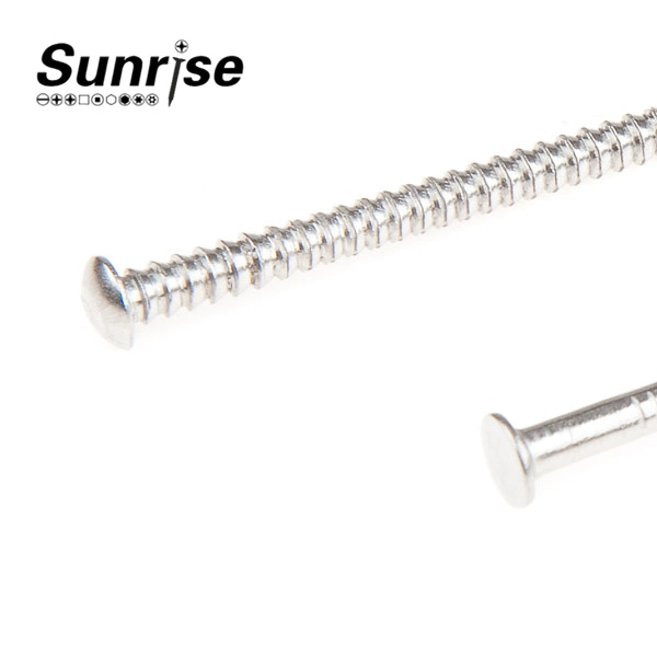 Oval Head Ring Shank Nails Screws