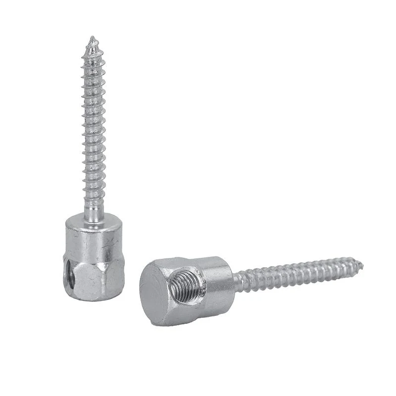 3/8-Inch Vertical Threaded Rod Anchor Screws for Wooden Concrete Structural Pipe Hangers