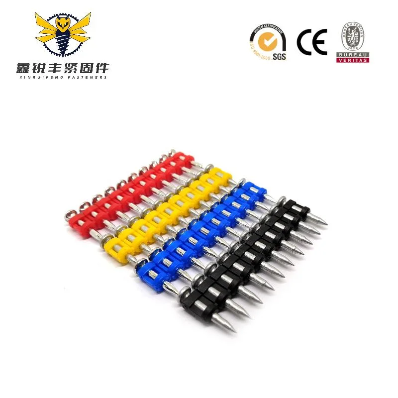 Gas Shooting Nails Gun Nail Plastic Strip Gas Drive Pins Concrete Nails