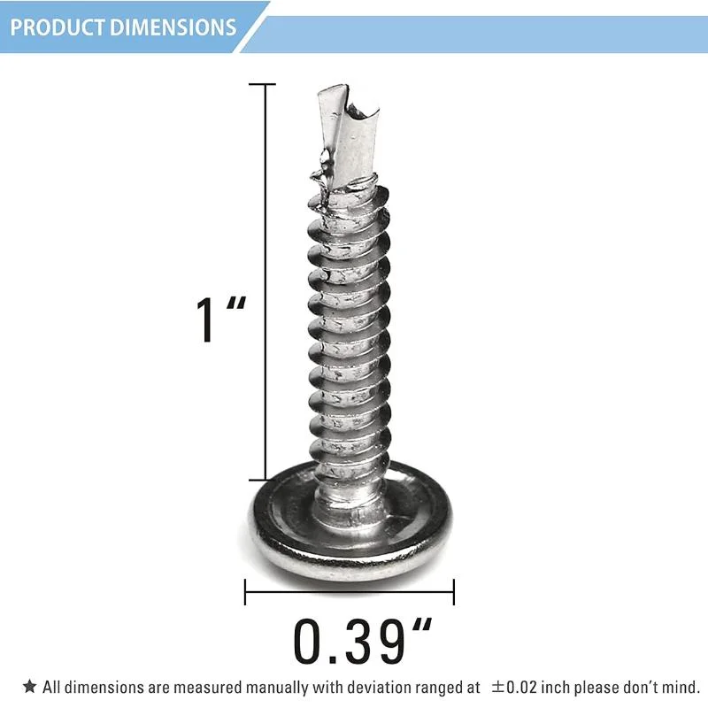 Tianjin Factory Round Phillips Drive Modify Truss Head Self-Drilling Screws