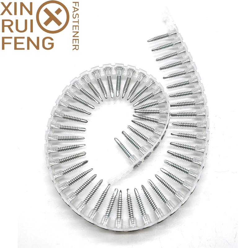 China Manufacturer Fastener Self Drilling Screw Csk Head White Zinc Plated