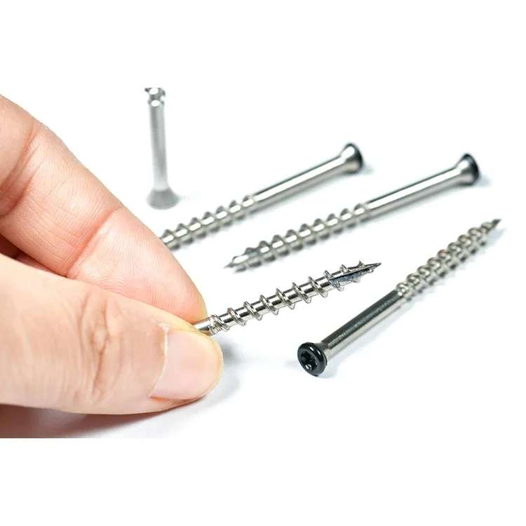 Type 17 Terrace 304 410 Stainless Steel Countersunk Torx Decking Screw for Timber