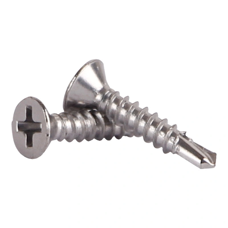 Stainless Steel Cross Mushroom Head Screw Self Tapping Wafer Head Self Drilling Screws