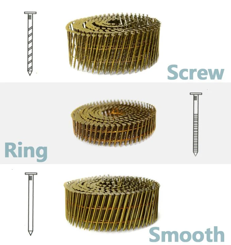 Ring Shank Coil Nails Bright Pallet Coil Nails