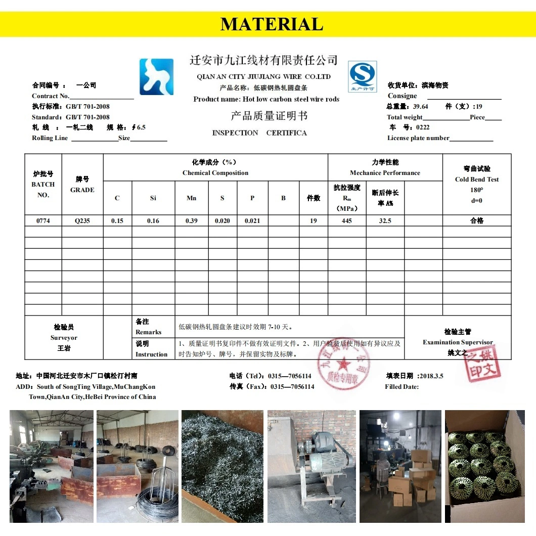 Jumbo Coil Nail for Making Wooden Pallet by Machine