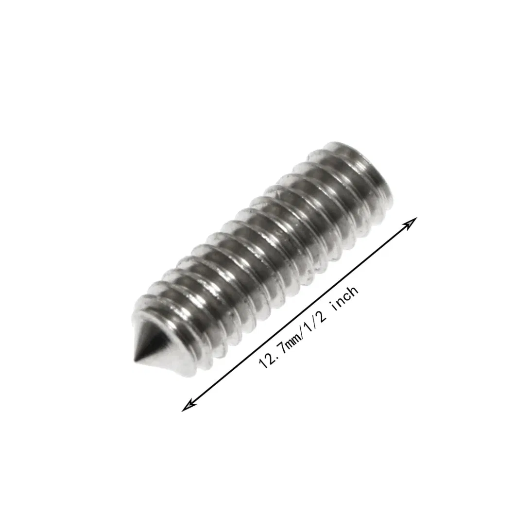 M3/M4/M5/M6/M8 Stainless Steel Cone Point Grub Screw Set Screws