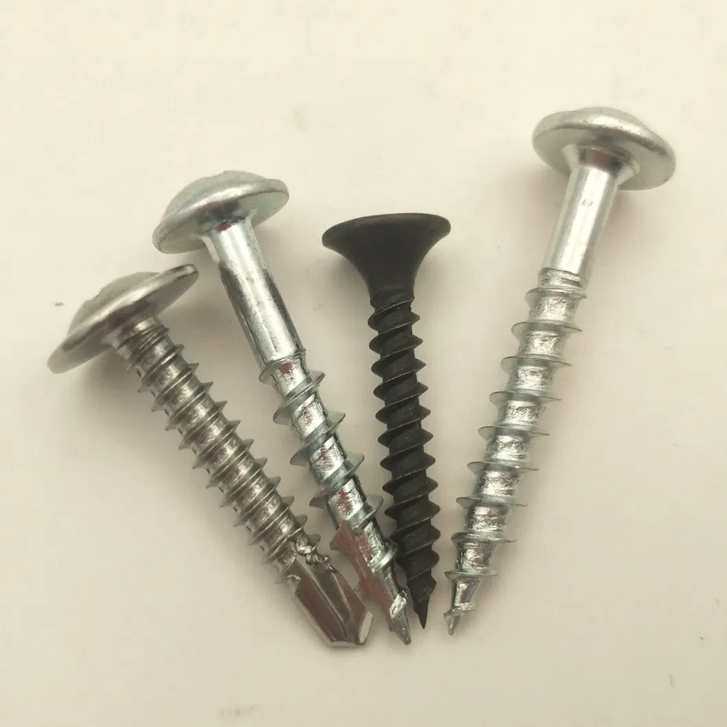 Black Bugle Head Nails Self Drilling Tapping Screw Drywall Screws Roofing Fasteners Manufacturer