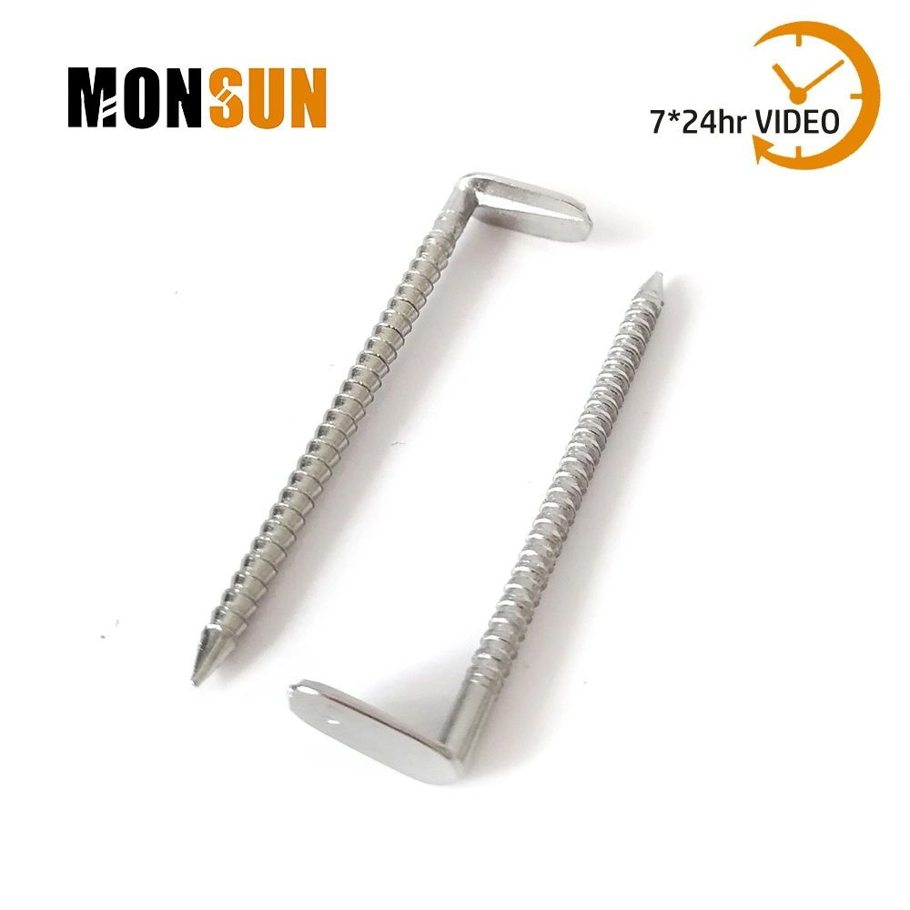 316 Stainless Steel Ring Shank Camping Clinch Nails