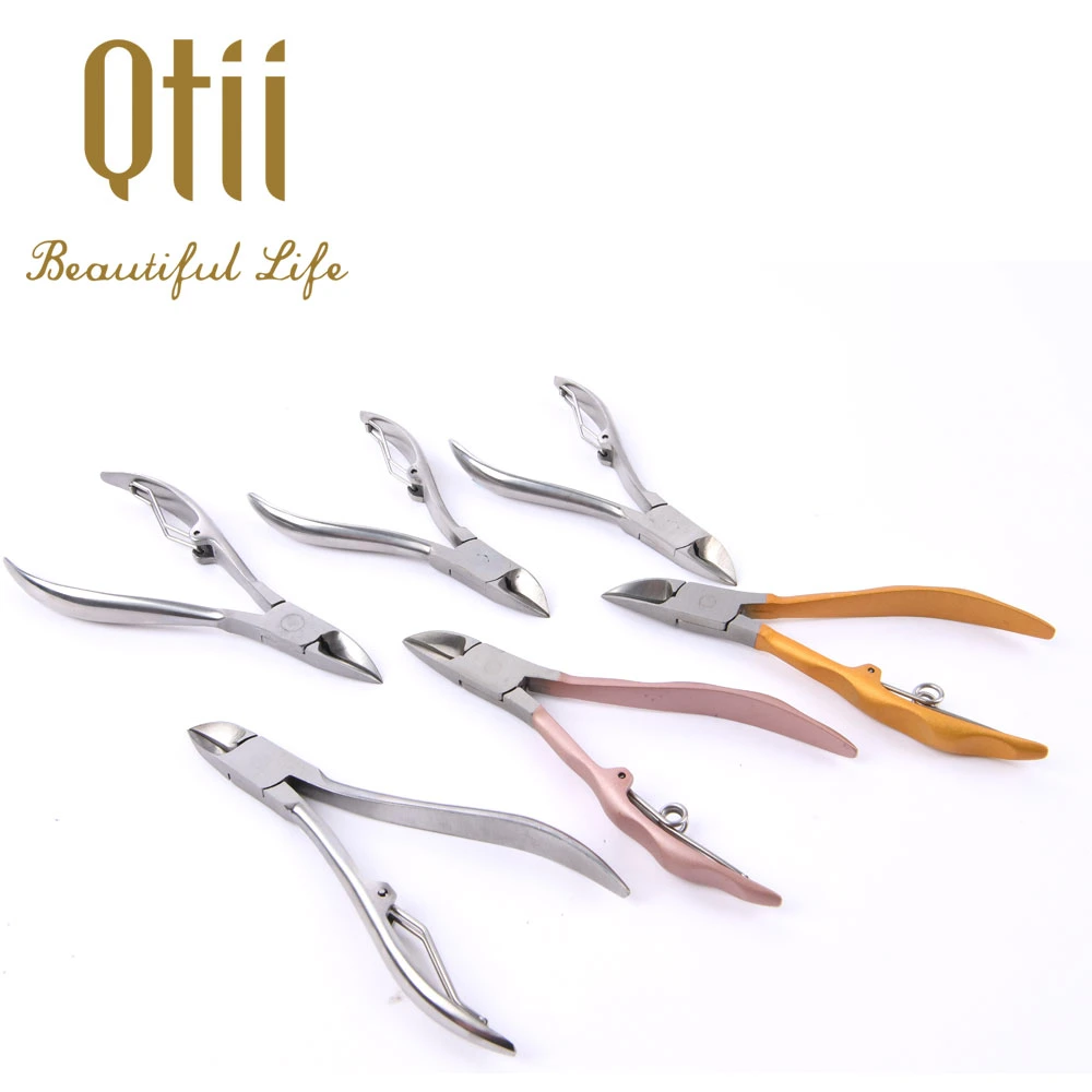 Cuticle Cutter Nippers Pointed Blade Trimmer Stainless Steel Nail Clippers for Fingernails No Cuticle Pusher