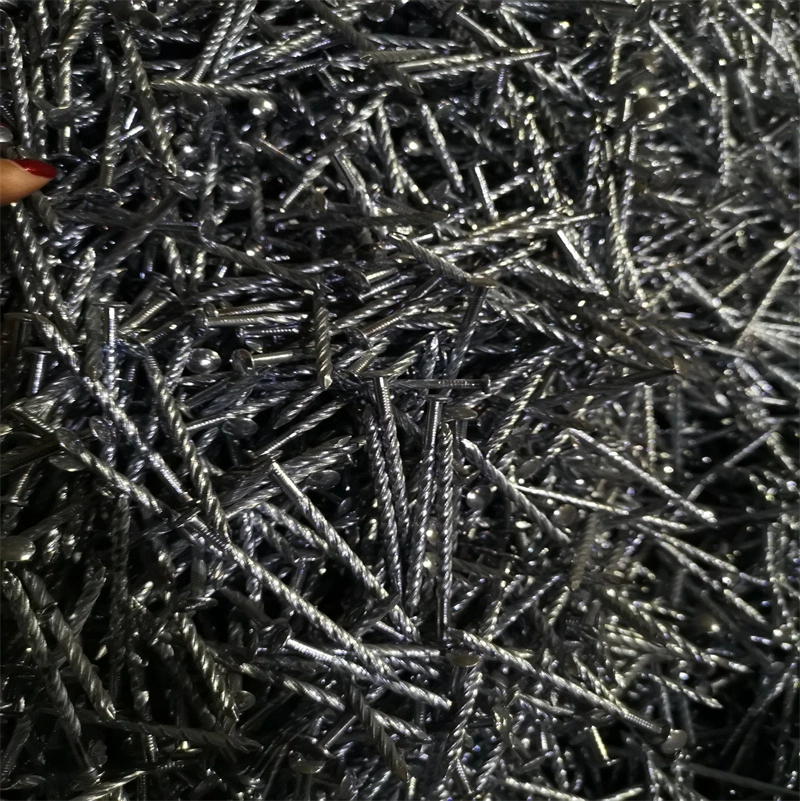 Galvanized Steel Common Steel Wire Spiral Ring Shank Nail for Pallet