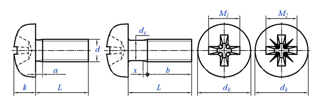 Self Tapping Self Drilling Machine Stainless Steel Pan Head Screw