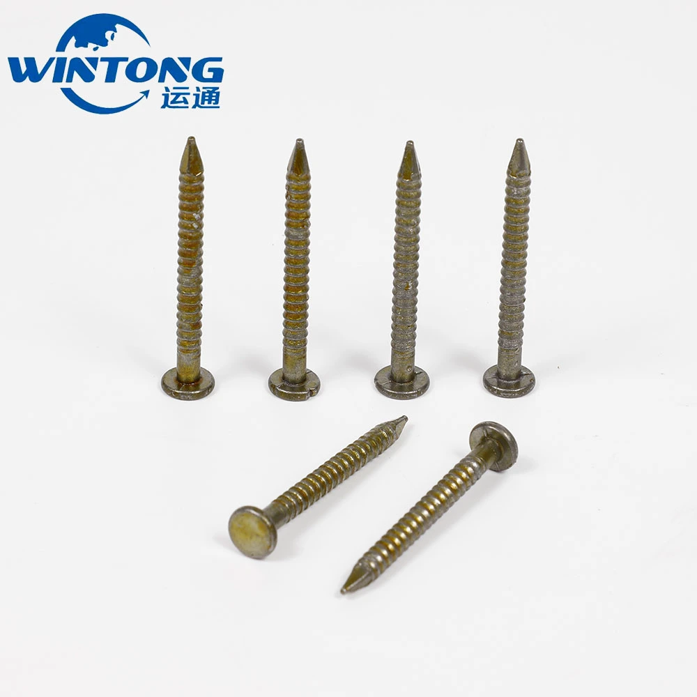 Saddle Stitching, Bent Nails, Galvanized Concrete Steel Nail