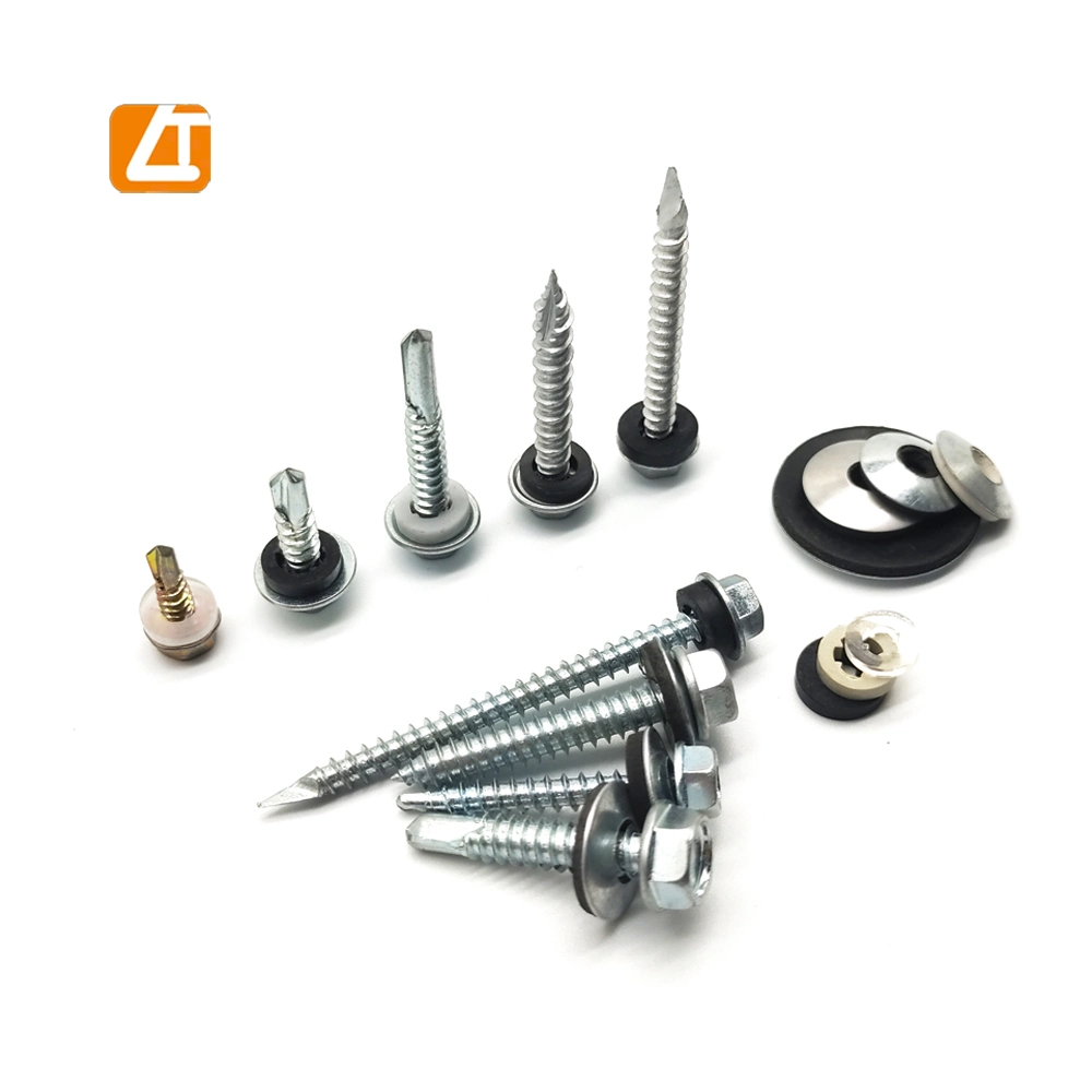 Zinc Plated Special Tail with Washer Spoon Point Hex Head Screw