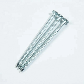 Electrical Galvanized 65mm Twist Shank Oval Head Nails for Nigeria