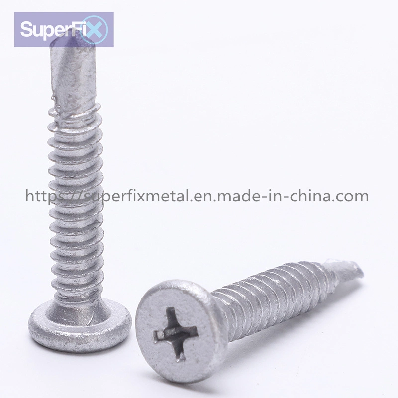 C1022 Phillips Wafer Head 8 Nibs Self-Drilling Ruspert Ceramic Coating Concrete Screw