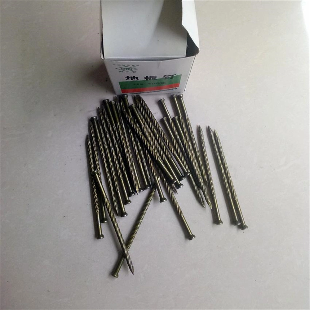 304 Stainless Steel Threaded Nail Galvanized Round Head Nail