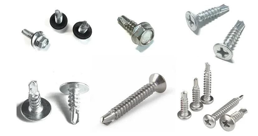 Drilling Hex Head Self Tapping Self-Drilling Roofing Screw with Washer