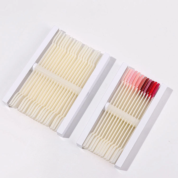 Fashion Spiral Display Stand Nail Polish Color Card Fan-Shaped/Umbrella-Shaped Nail Mold Nail Display Card