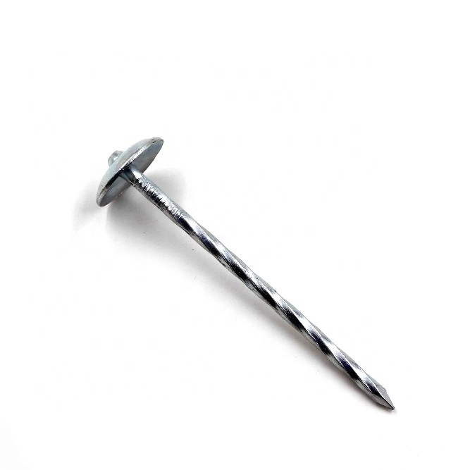 Twist Umbrella Roofing Nails /Roofing Nails with Washer2&quot; 2.5&quot; 3&quot; 9g