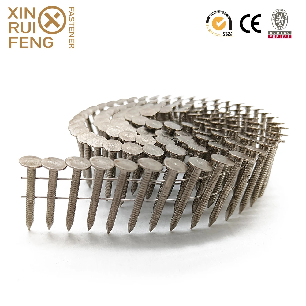 Wire Collated Siding Nails Wire Coil Nails Coil Framing Nail Flat Top Conical