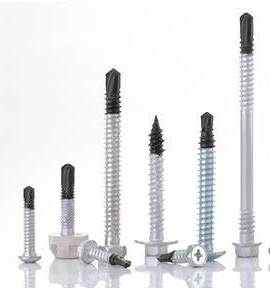 Bi Metal Hex Head Self Drilling Screw with Stainless Steel Body and Alloy Steel Tip Customized