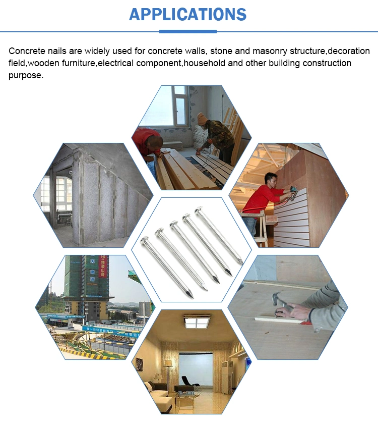 All Sizes Steel Gal Cement Nails for pneumatic Nail Gun