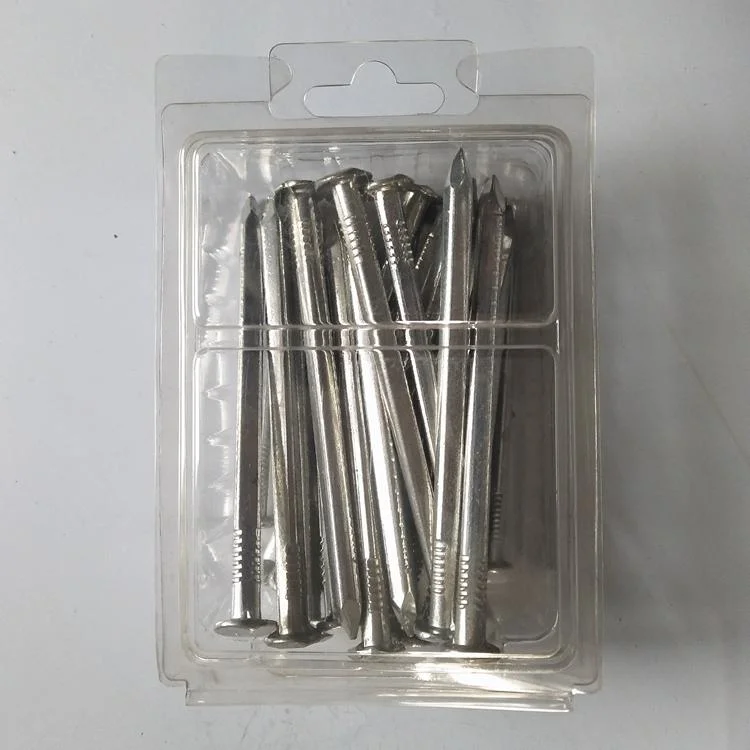 Bwg16-Bwg4 (1.65mm-6.05mm) Electro Galvanized Square Shank Nail Square Boat Nail