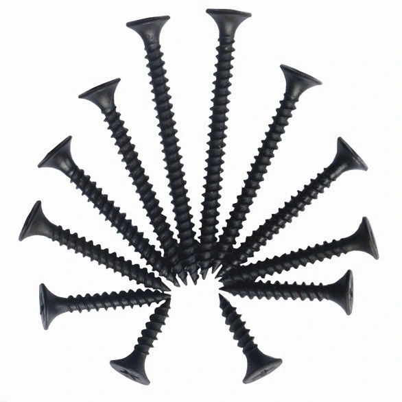 Black Bugle Head Coarse Thread Drywall Screws Self-Drilling Screws