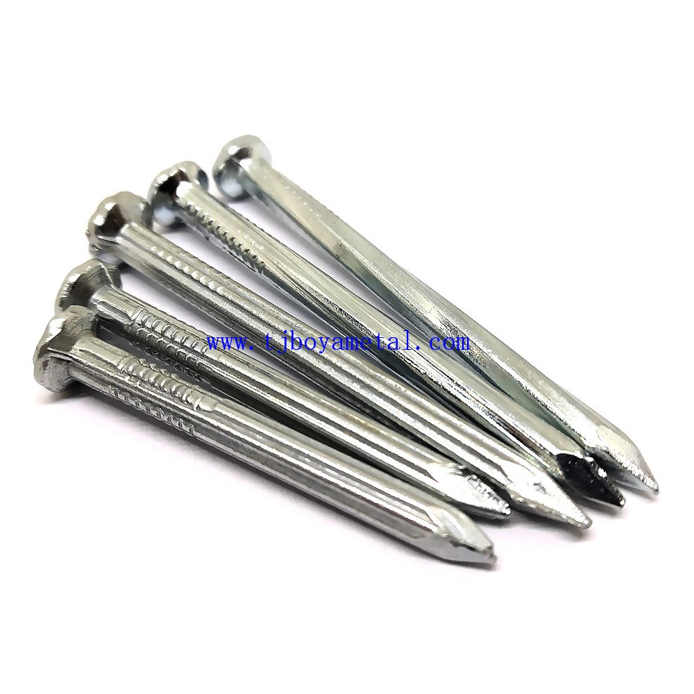 Black Galvanized Hardened Steel Concrete Nails