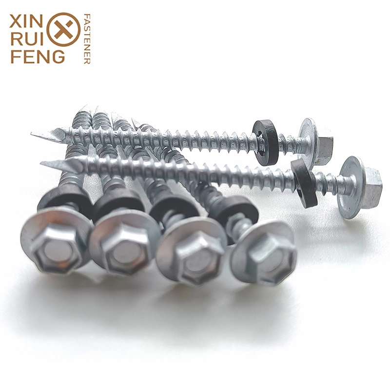 Xinruifeng Fastener Nails China Spoon Point Roof Hex Head Self Drilling Screws