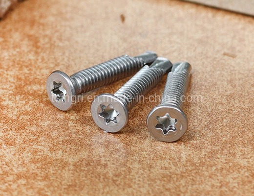 TGR/Tsingri Stainless Steel ANSI 410 316 Fine Thread Torx Flat Head Countersunk Self-Drilling Screws