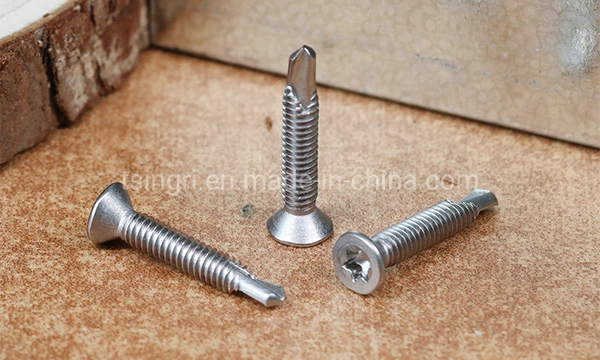 TGR/Tsingri Stainless Steel ANSI 410 316 Fine Thread Torx Flat Head Countersunk Self-Drilling Screws