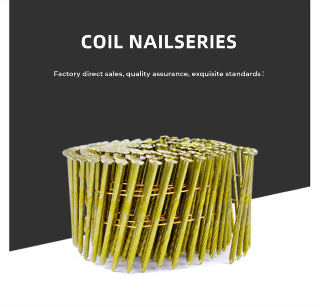 15degree Smooth/Twisted//Screw/Spiral Shank Wire Coil Roofing Nail