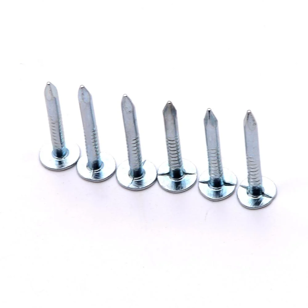 Factory Hot Sale! ! Large Flat Head Galvanized Roofing Nails