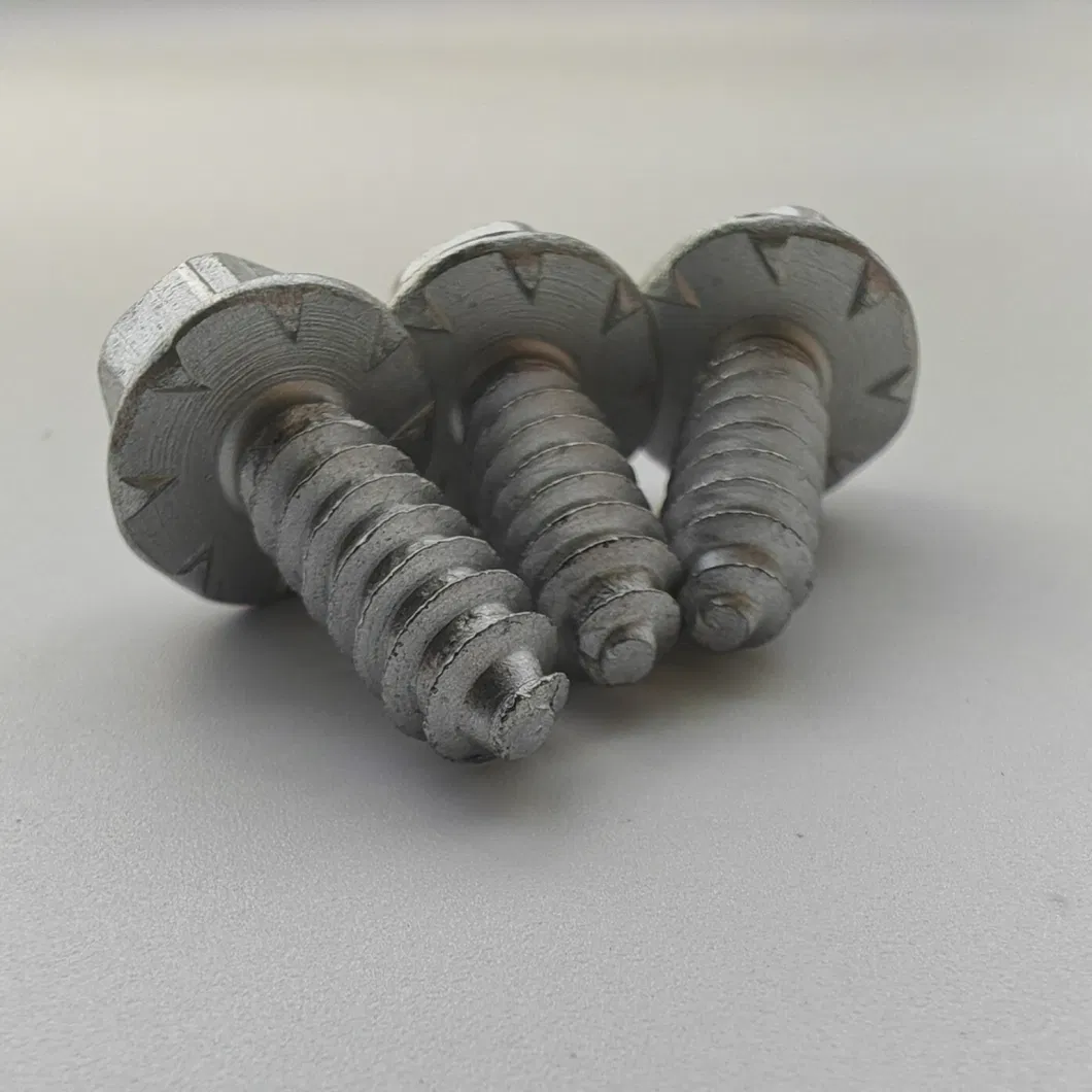 Made in China Bright Zinc Plated Hexagon Head Self Tapping Screw with Washer Self Drilling Screws Flat Washer M10