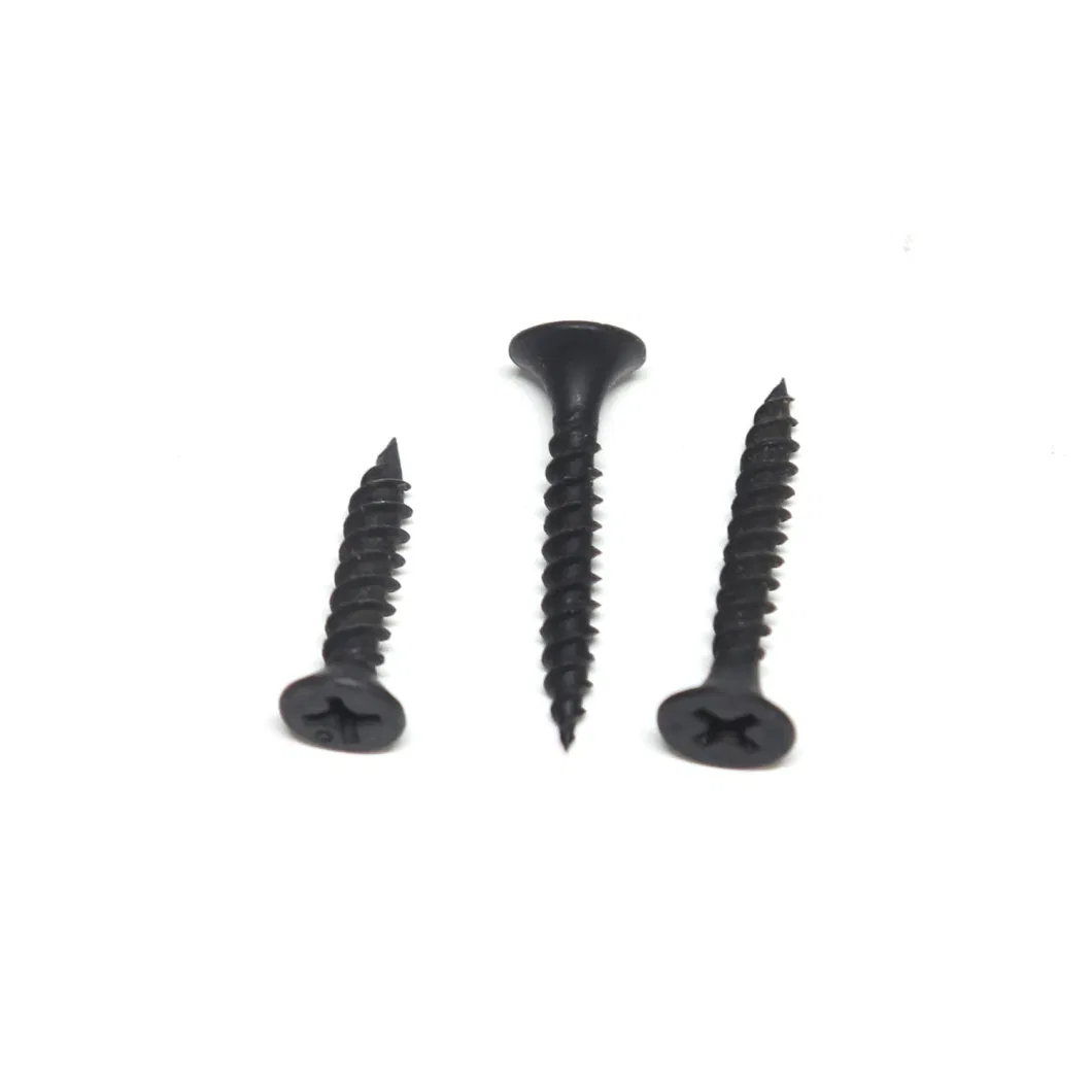 China Factory OEM/ODM Fastener Hardware Black Drywall Screws/Machine Screw/Wood Screw/Self Tapping Screws/Self Drilling Screws