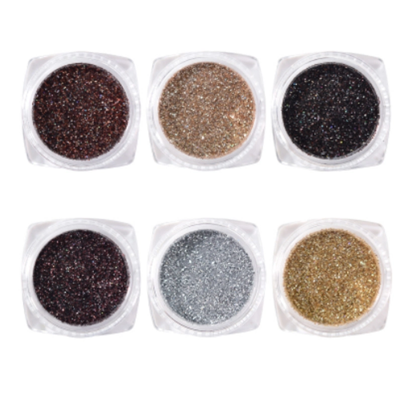 6 Colors Mixed Nail Crystal Broken Diamond Glass Micro Diamond Shiny Nail Sequin